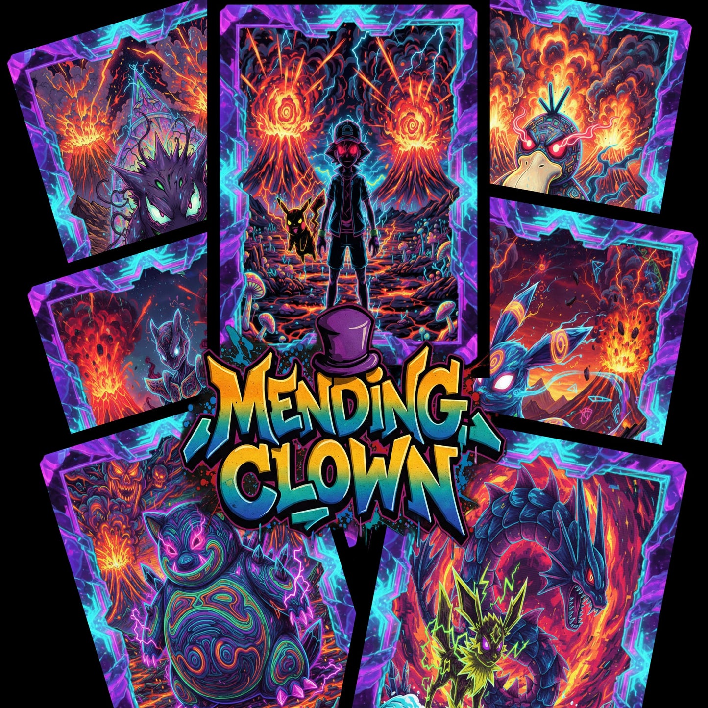 NON TCG - NeonMagma Edition MendingClown Fan Art
