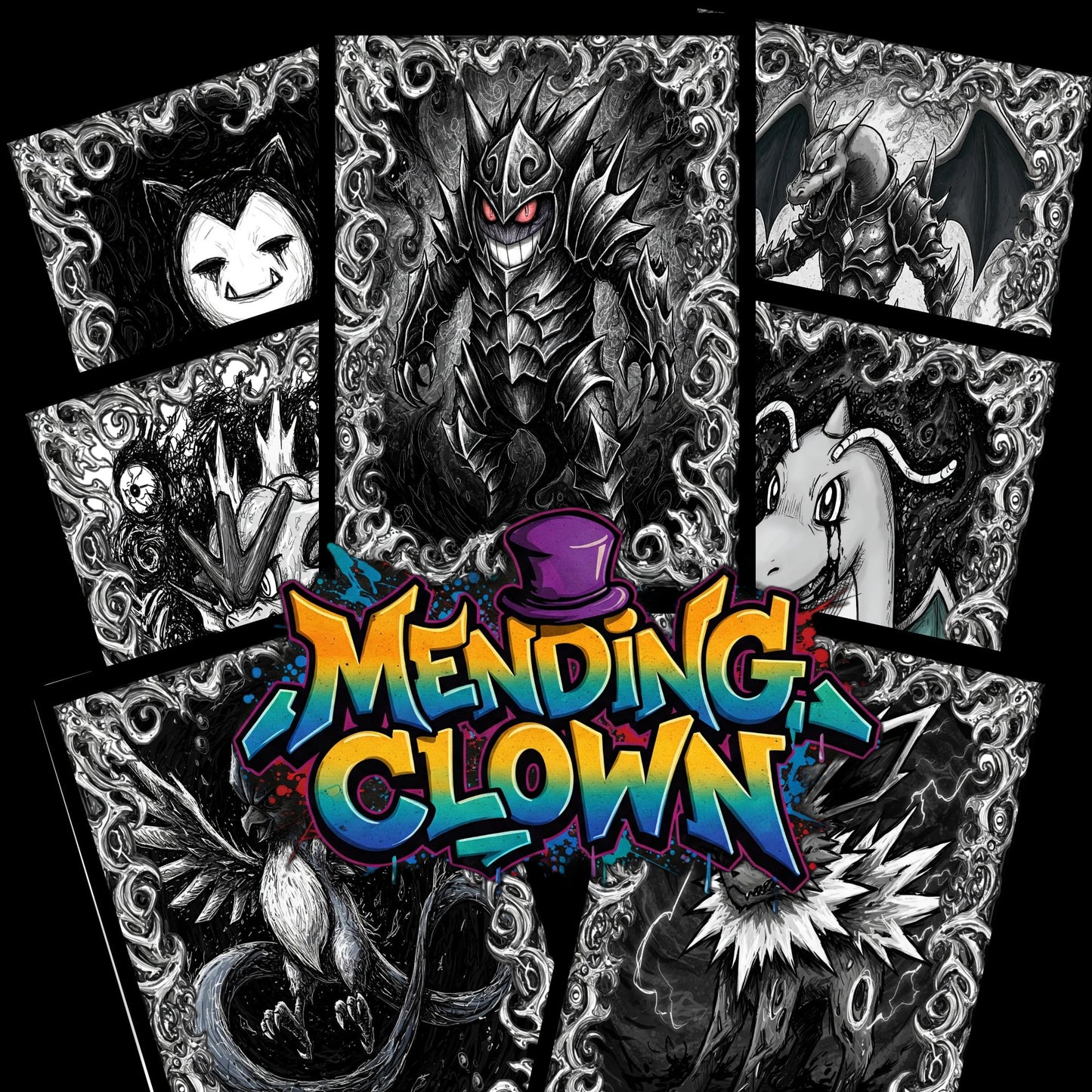 NON TCG - Doodle Edition MendingClown Fan Art