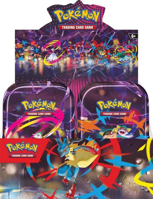 Mega Evolutions Mini Tin Display (10 Tins)