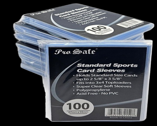 NEW Pro Safe Soft PENNY Card SLEEVES 100, 200, 300, 400, 500, 1000, 1500, 2000