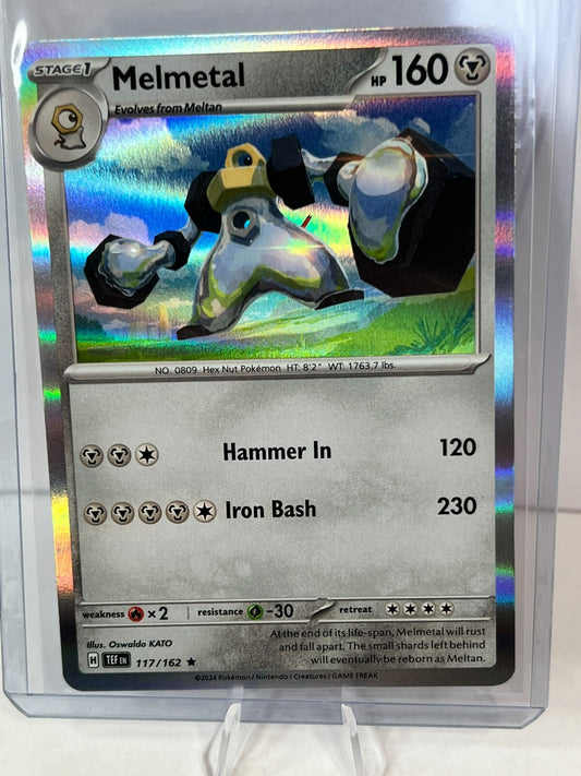 Melmetal 117/162 RARE HOLO Temporal Forces Pokemon TCG MINT