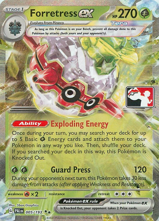 Forretress ex 005/193 Prize Pack Series Cards Holo NM